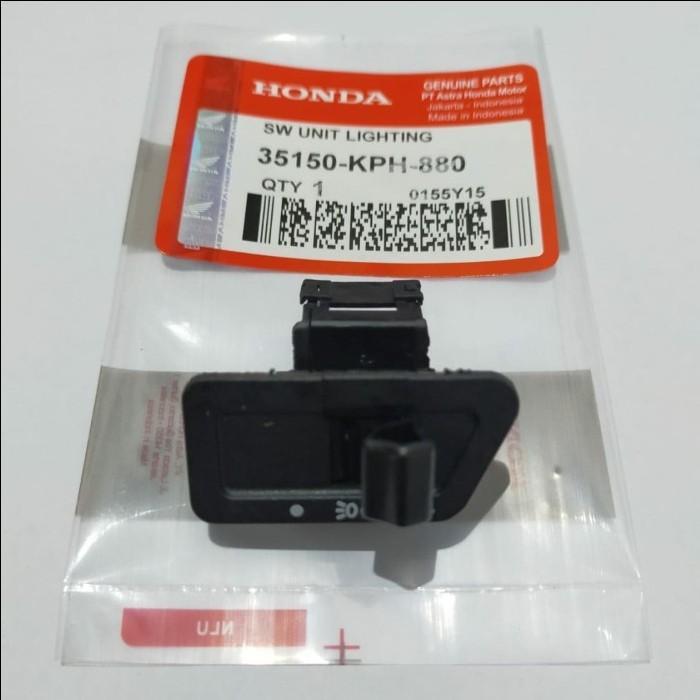 "New" SAKLAR TOMBOL LAMPU ON/OFF KARISMA VARIO SUPRA X 125 BEAT karbu ORIGINAL