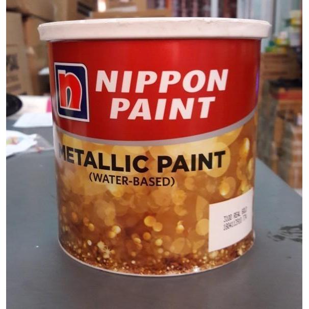 Mjs Solution Cat Warna Emas Metalic Paint Water Base Gold Nippon Paint Sparkle Berbahan Dasar Air