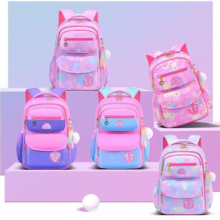 Eiger - Yx20203-17" Ransel Tas Anak Sekolah Perempuan Backpack Impor Sd