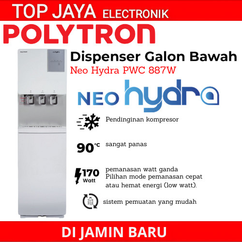 DISPENSER POLYTRON GALON BAWAH/DISPENSER AIR POLYTRON NEO HYDRA PWC 887W