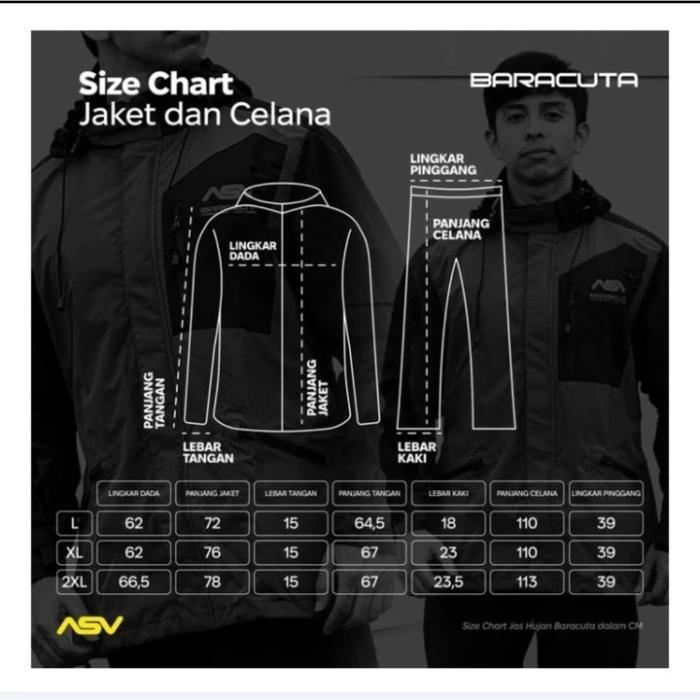 Jas Hujan ASV Baracuta Original