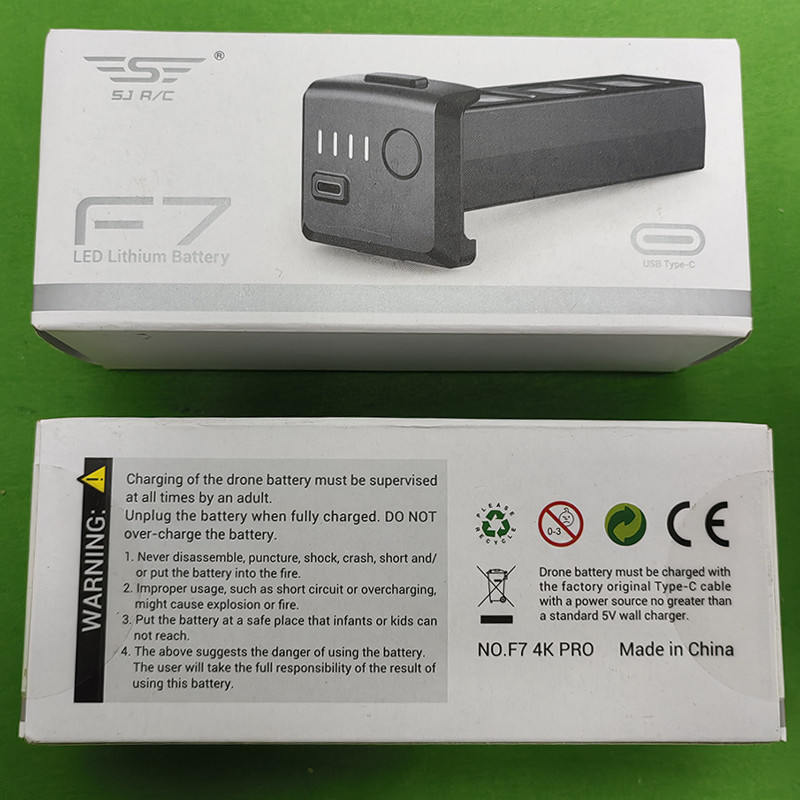 11.1V 2600mAh Original Battery For SJRC F7S / F7 4K PRO Drone Lithium Batteries Spare Parts RC