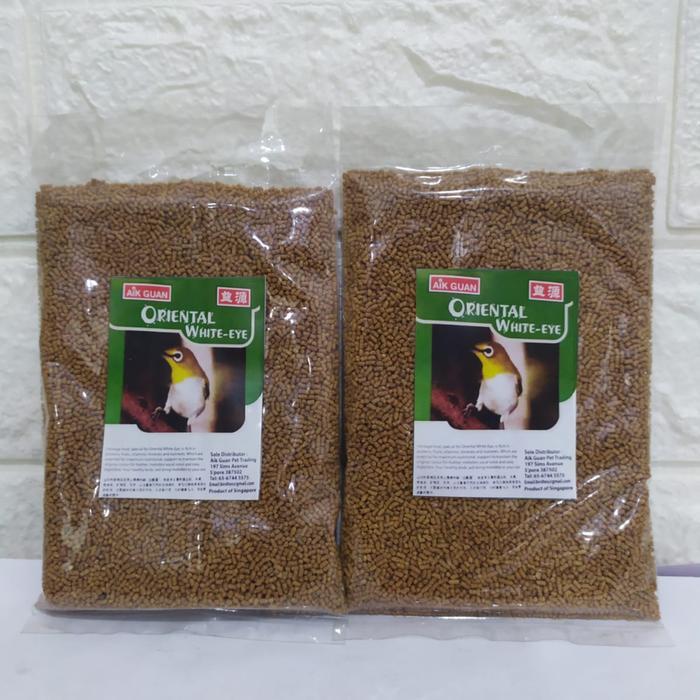 Aik Guan Voer Oriental Voer Pleci Makanan Mata Putih Repack 100G