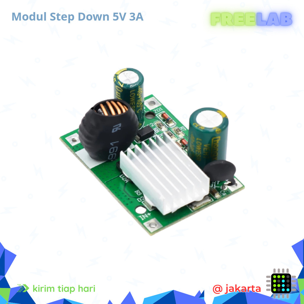 Modul Step Down DC 9–120V ke 5V/12V DC DC Buck Converter Power Supply 3A untuk Baterai 24V 48V 72V 9