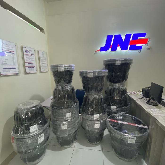 pot tanaman besar 60 cm hitam / grosir pot jumbo pondok gede