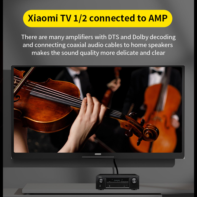 SPDIF Coaxial Cable HIFI 3.5mm 4-Poles To RCA SPDIF Coaxial Digital Audio Cable HiFi Home Theater