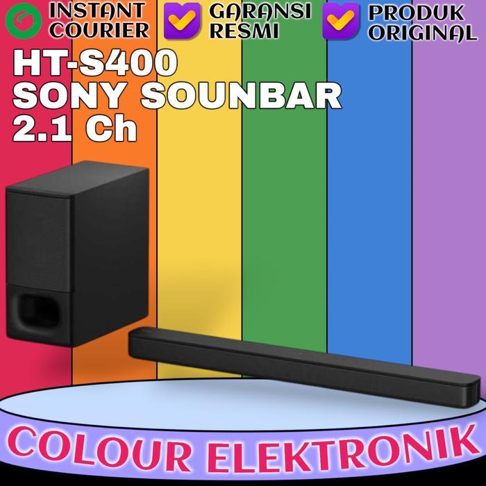 SONY SOUNDBAR HT-S400 2.1 Ch Powerful Wireless Soundbar | SONY HTS400