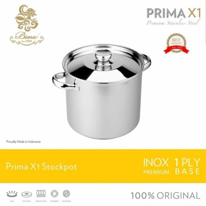 Panci Bima Tinggi Stockpot Stainless Steel Panci Tinggi Panci Dandang Co