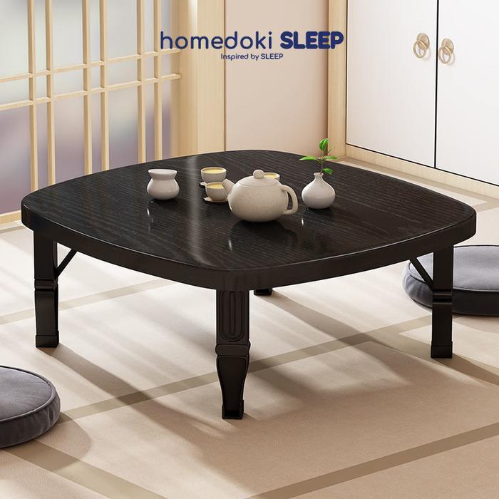 Homedoki Meja Lesehan Lipat/Meja Lesehan/Meja Lipat/Meja Lesehan Aesthetic/Meja Makan Lipat/Meja