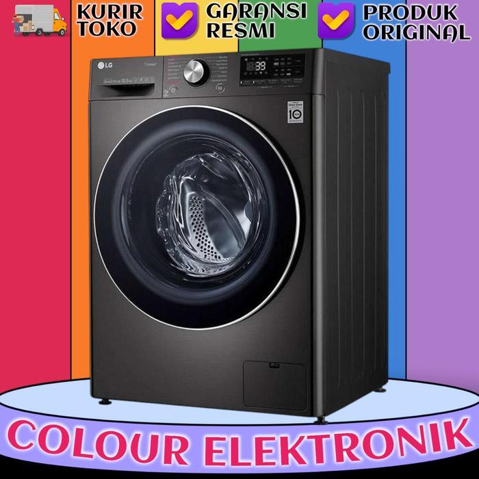 LG - MESIN CUCI FV1450S1B FRONT LOADING 10.5 KG - NEW 2020