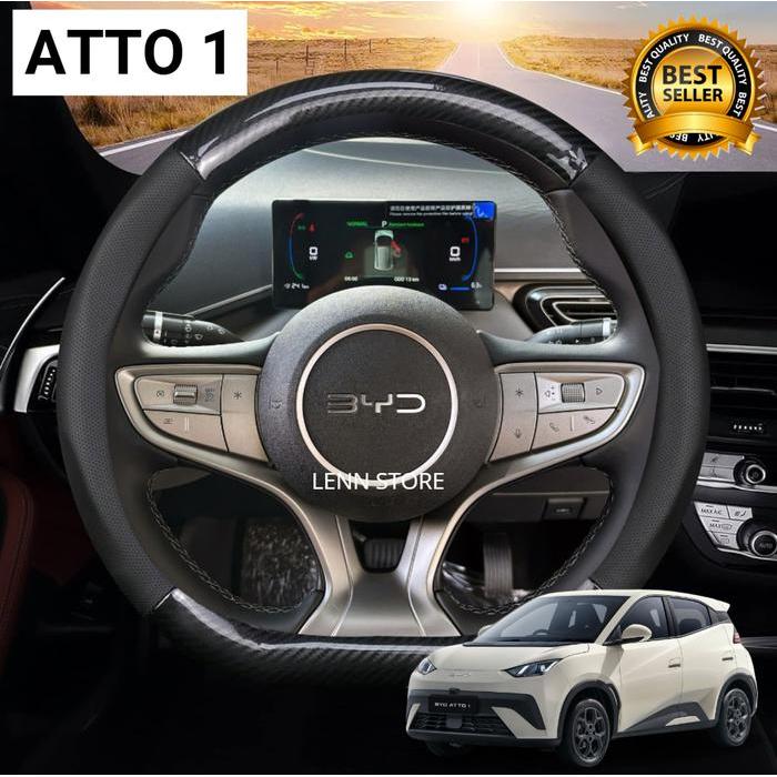 Cover Sarung Stir Carbon Mobil Byd Atto 1 2025 2026