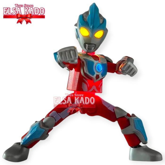 1 Kotak Isi 6 Pcs Blokees Ultraman Shining Version 09 Karakter Ultraman Ginga Victory Strium X Dark