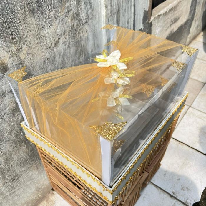 KOTAK HANTARAN SESERAHAN 1SET FULL MIKA ( 4kotak ) Kotak seserahan hantaran kotak perhiasan
