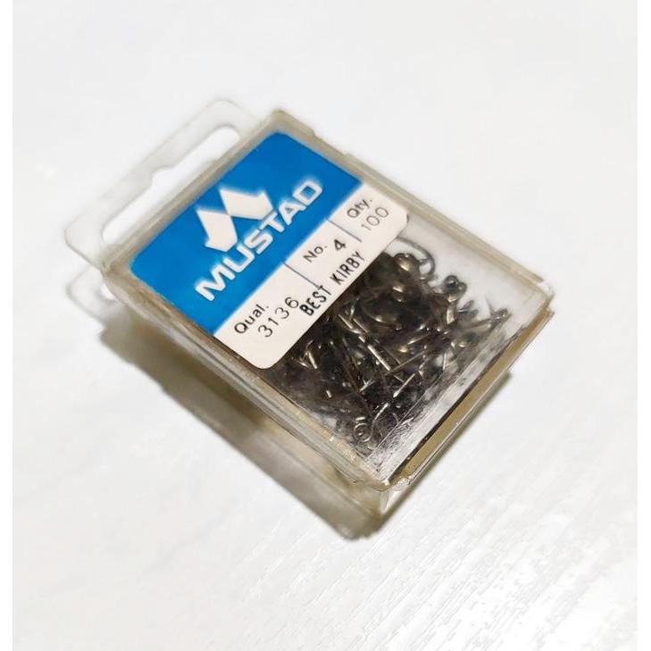 Kail Pancing / Mata Pancing No. 4 Merk Mustad 1 Kotak 100 Pcs Original