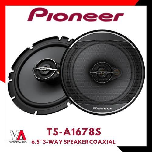 Ready Speaker Coaxial Pioneer 3-Way 6.5 Inch TS-A1678S Midbass Built In tweeter A Series Original