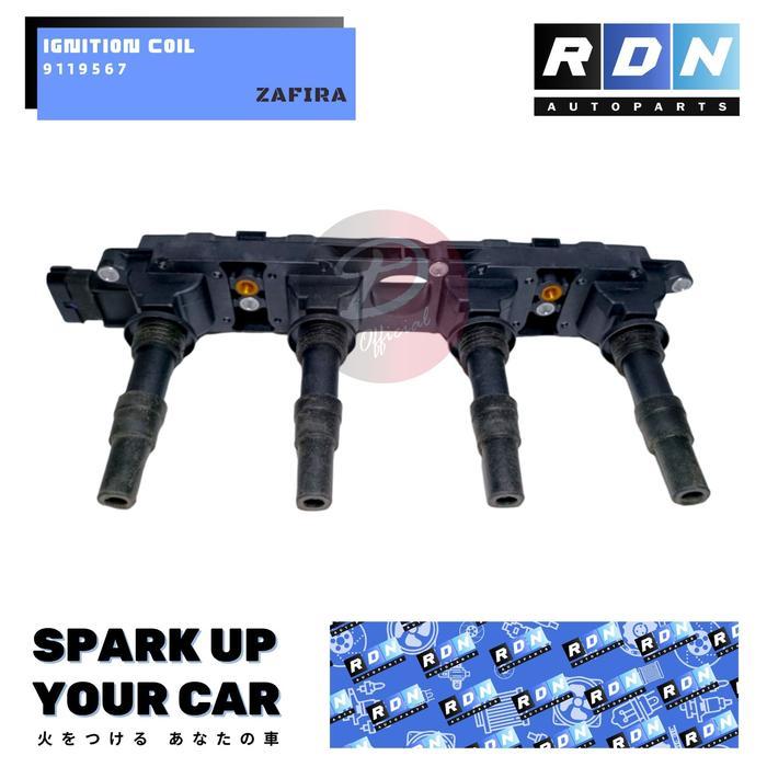 Koil Ignition Coil Chevrolet Zafira 9119567 90536194 Rdn Autoparts Ori