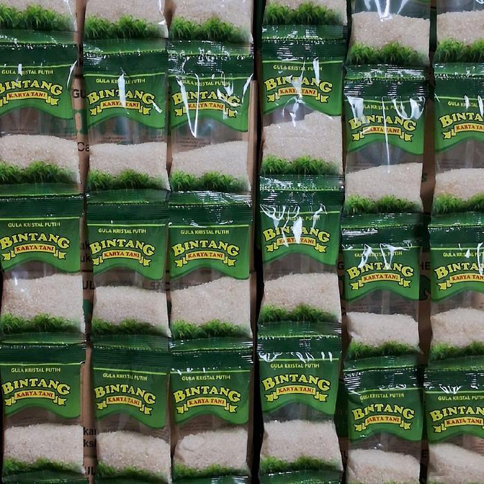 Promo Gula Pasir Bintang Karya Tani 1 Dus Isi 100 Gula Pasir Sachet @30Gr (10 Gula Pasir Renceng) 0