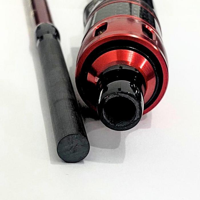 Aquapro Paket Set Joran Jigging Addict 2 Section Carbon Solid Medium Ring Fuji Dengan Reel Pancing