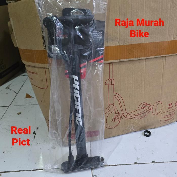 Pompa Pacific Sp-7808Hq Pompa Ban Sepeda Dan Motor 2 Lubang Terbaru Pompa Kaki Allloy Pompa Pacific