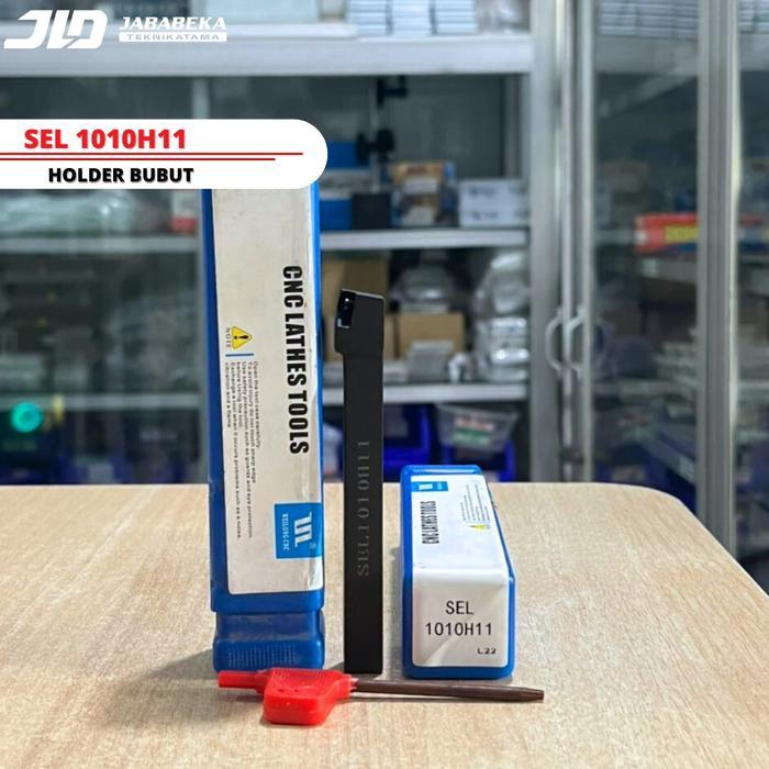 SEL 1010-11 Holder Ulir Gagang Bubut Drat Ulir Luar Insert ER 11 Pisau Bubut Ulir Luar
