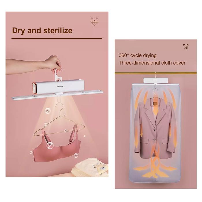 URINGO Alat Pengering Baju & Sepatu Portabel Foldable Anti Bakteri dan Bau For Home and Travelling