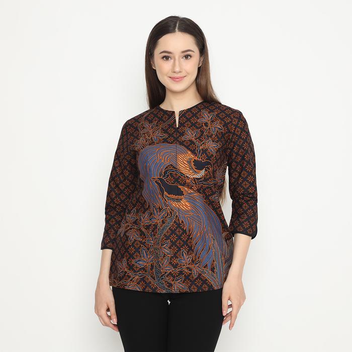 My Aksa Batik Wanita Blouse Odelia Ocean