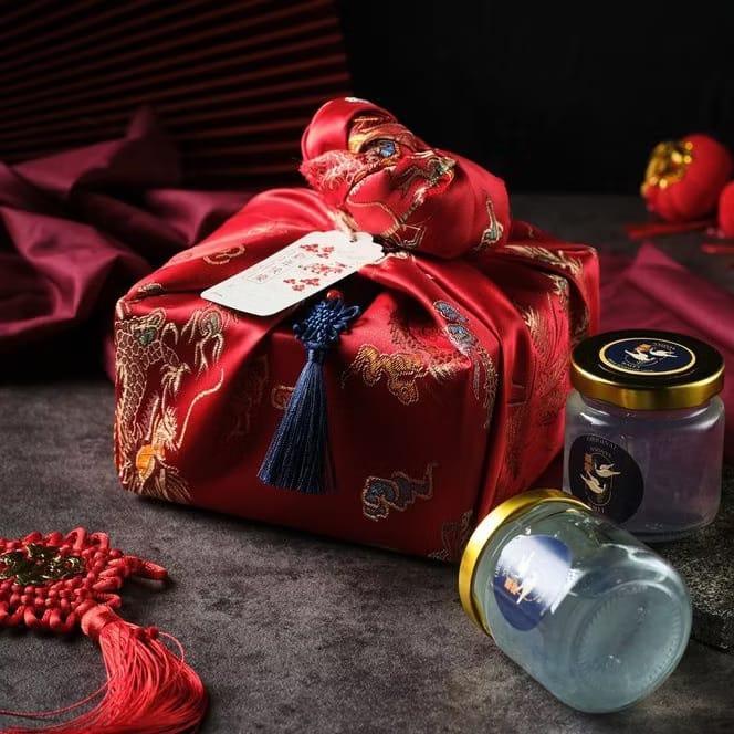 HAMPERS CNY IMLEK - NYONYA WALET BIRD NEST SARANG WALET PREMIUM BOX 4