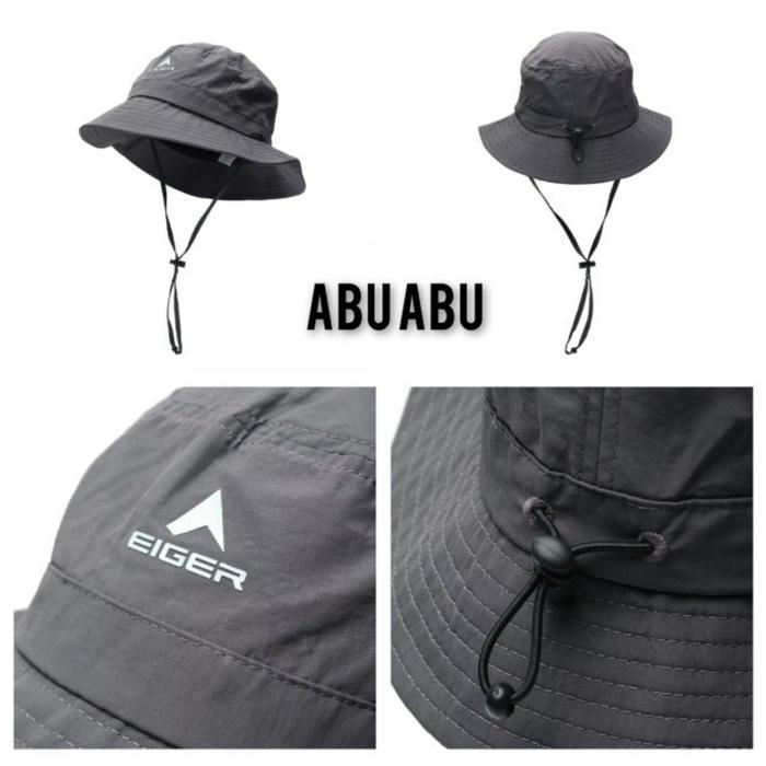 TOPI RIMBA PICNIC CAMPING HIKING TREKKING TRAVELING ULTRALIGHT ORIGINAL EIGER BUCKET HAT CIVILIAN