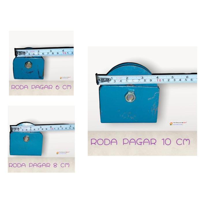 Roda Pagar Rel Siku /Roda Besi