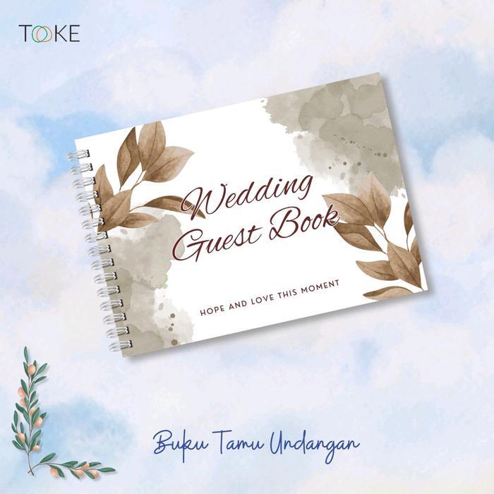 JTTOP" BUKU TAMU UNDANGAN PERNIKAHAN/BUKU TAMU UNDANGAN AESTHETIC/BUKU UNDANGAN PESTA PERNIKAHAN