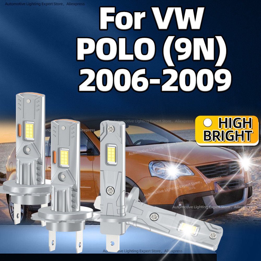 2/4Pcs Car Light 50000lm LED Headlight Bulbs H1 H7 Auto Lamp Plug and Play 360 Degree For VW POLO
