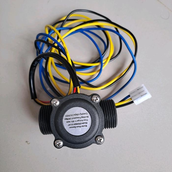 Flow Sensor Sea Uk 1/2 & 3/4 Flow Hitam Alat Ukur Takaran Pertamini Digital