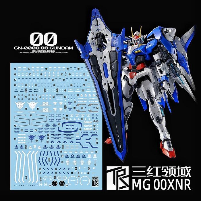 TERMURAH MG 1/100 GUNDAM 00 XN RAISER WATER DECAL TRANSAMSPHERE DECAL