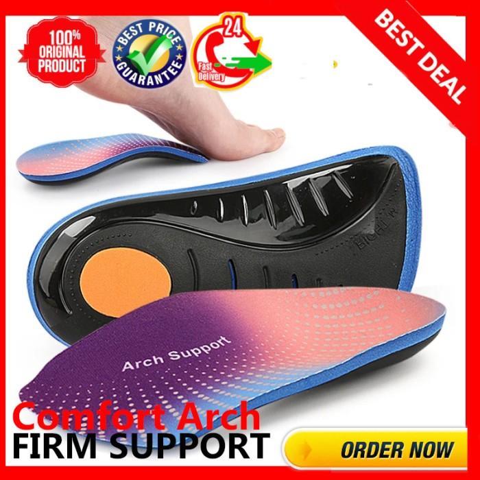 SALE Premium Insole Orthopedic Flat Foot / Ortopedi Orthotics Terapi Arch Support Alas Sol Kaki