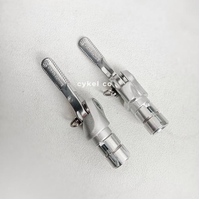 Dia Compe Ene Bar End Control Silver Bar End Shifter