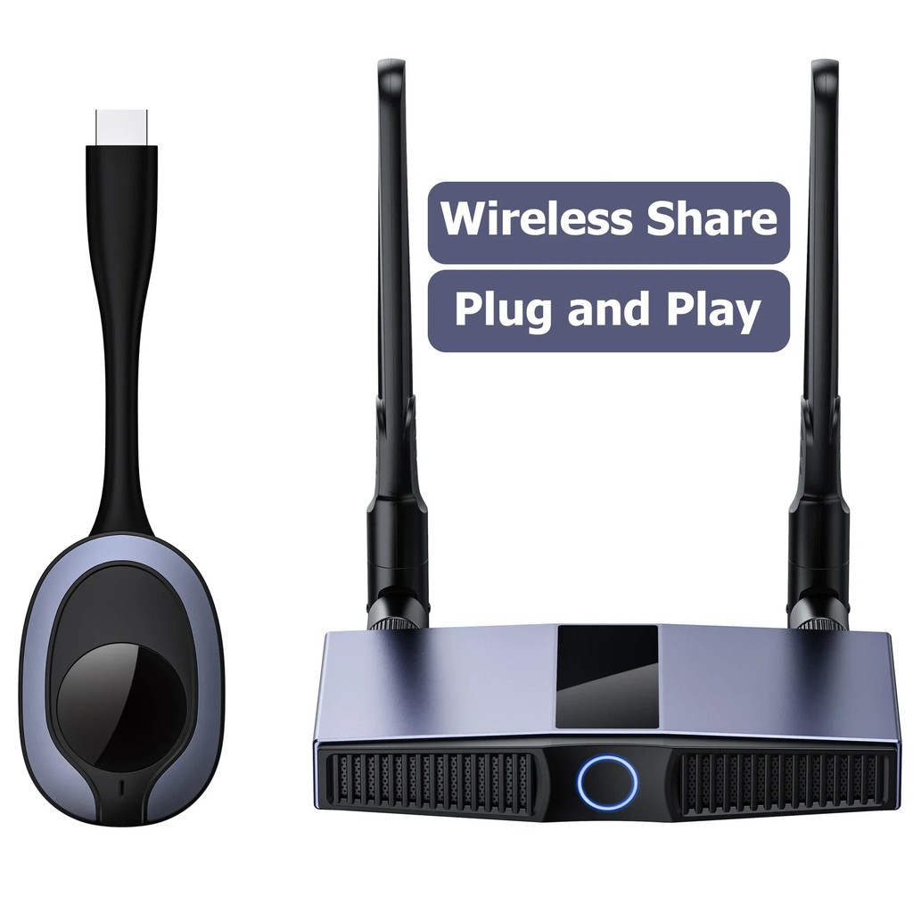 DISKON 50m 4K Wireless HDMI Video Transmitter and Receiver VGA HDMI Extender Adapter TV Dongle for L