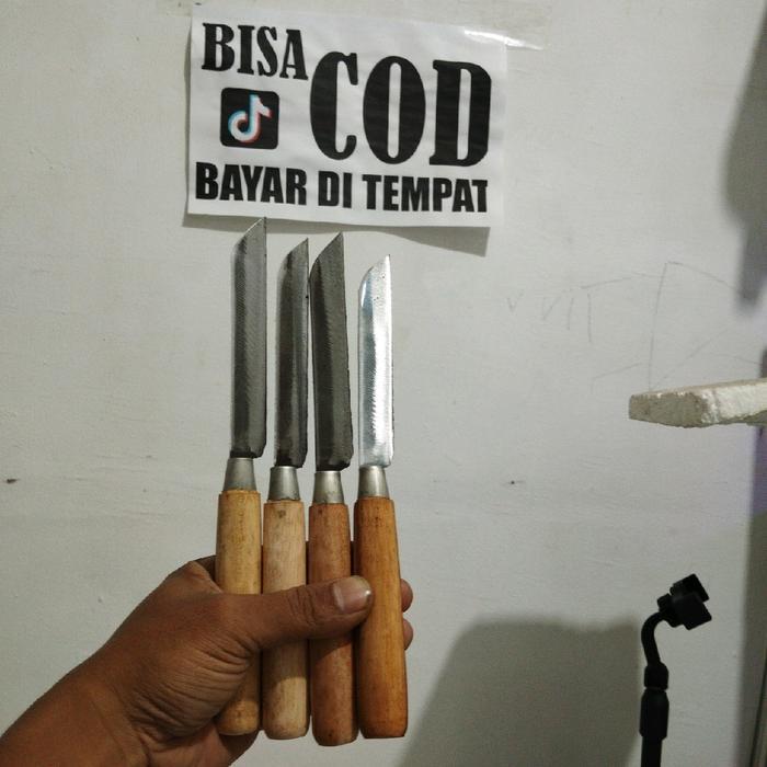 Pisau set 4 pcs,pisau dapur kecil baja/ pisau bawang / pisau sayur Kitchenware