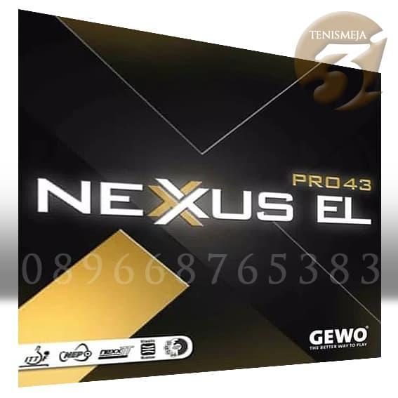 GEWO NEXXUS EL PRO 43, RUBBER/KARET TENIS MEJA