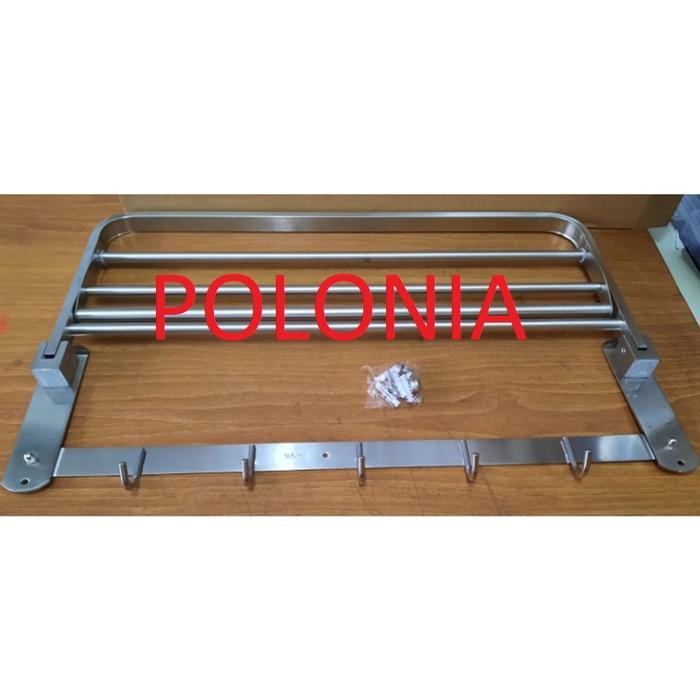 COD RAK HANDUK LIPAT STAINLESS 304 GANTUNGAN BAJU KAPSTOK GROSIR MEDAN