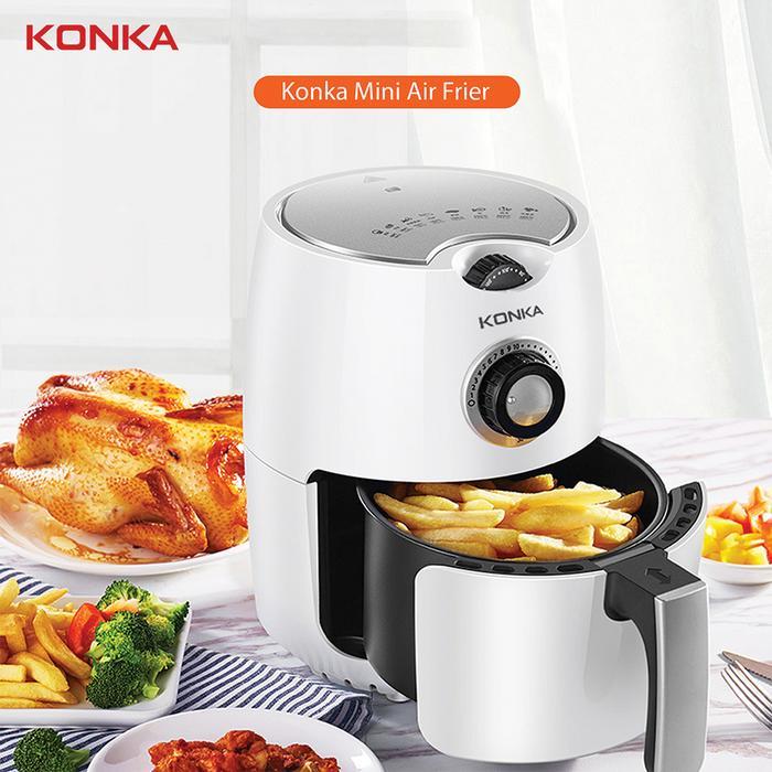 Konka Air Fryer Terbaik Penggorengan Elektronik Tanpa Minyak Alat Menggoreng Listrik Low Watt 2.2L