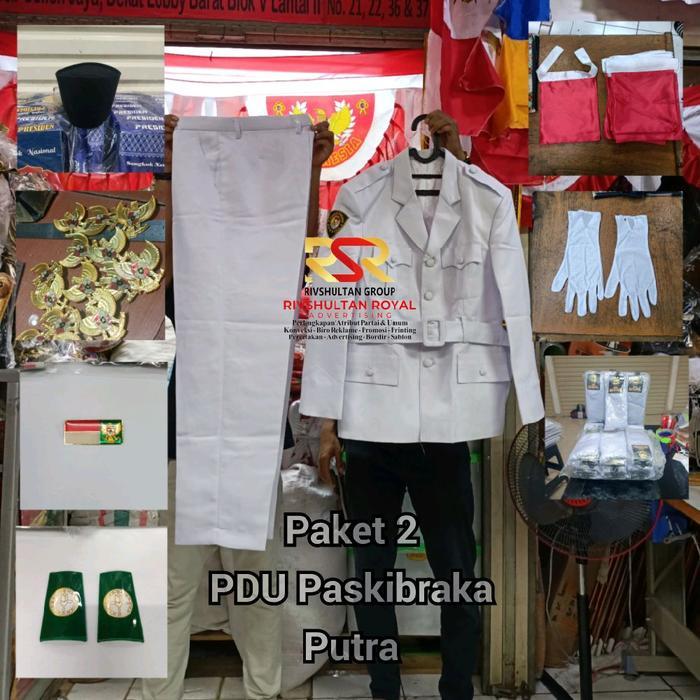 terlaris Paket PDU Paskibraka Seragam PDU Paskibraka Setelan PDU Paskibraka Ready Stock Berkualitas