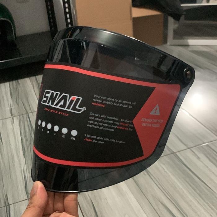 Visor Snail Original Bogo/Slimhead Kaca Slimhead Bogo Motorcycle Helm Terlaris