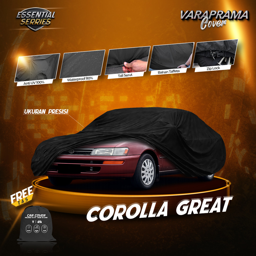 Body Cover Mobil Corolla Great - Toyota Great Corolla Sedan 1992-1998 – Sarung Mobil Pelindung untuk