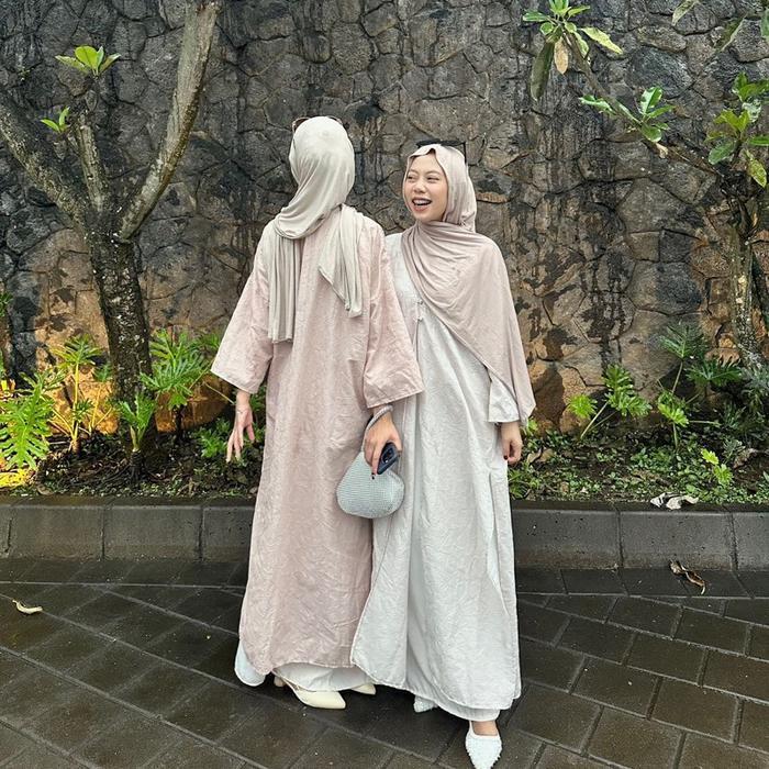 Jameela Abaya Chakira/Only Outer/Abaya Outer/Outer Jameela/Abaya Chakira/Abaya Cotton Bordir Redy