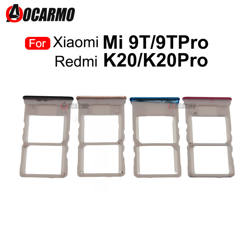 1Pcs Sim Tray For Redmi K20 Pro Sim Card For Mi 9T Pro Replacement Parts