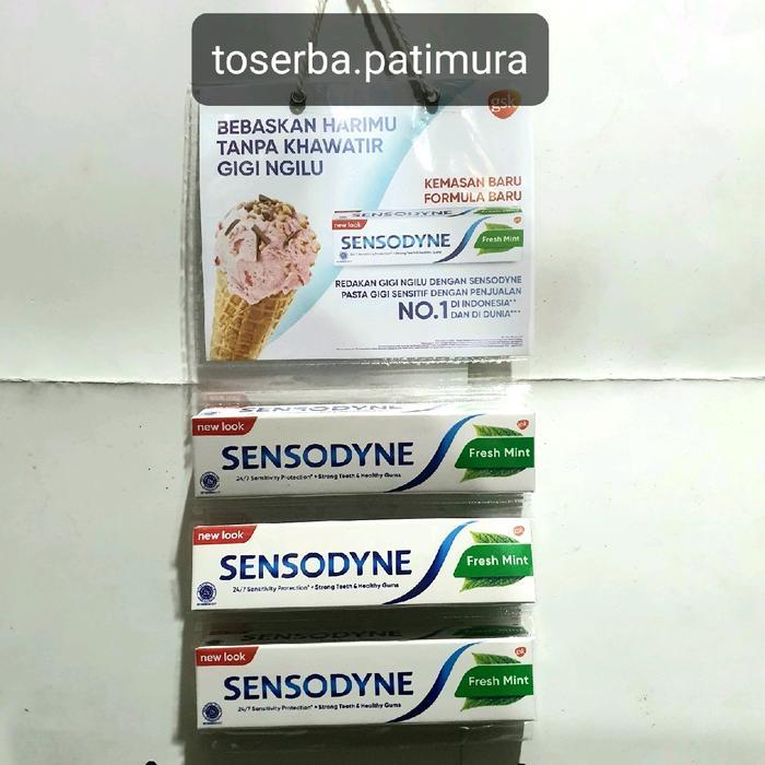Odol Pasta Gigi Sensodyne 40 gram gigi sensitif fresh mint kecil KEMASAN BARU travel size