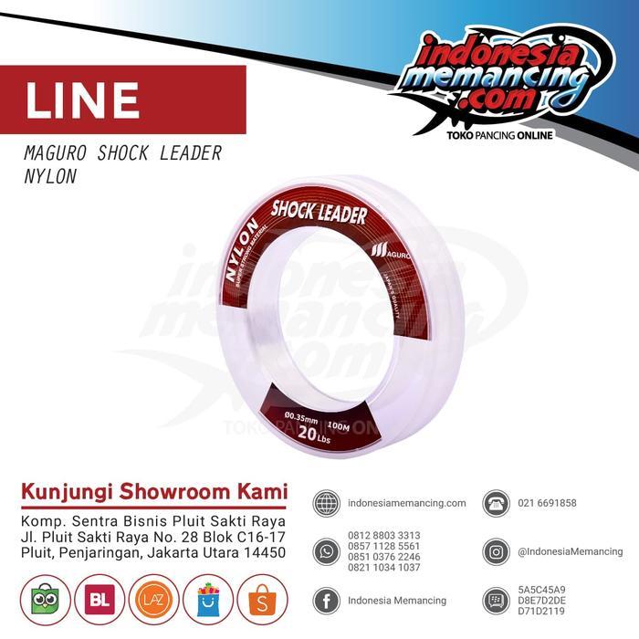 Cod - Senar Maguro Nylon Shock Leader 100M - 20Lb Best Seller