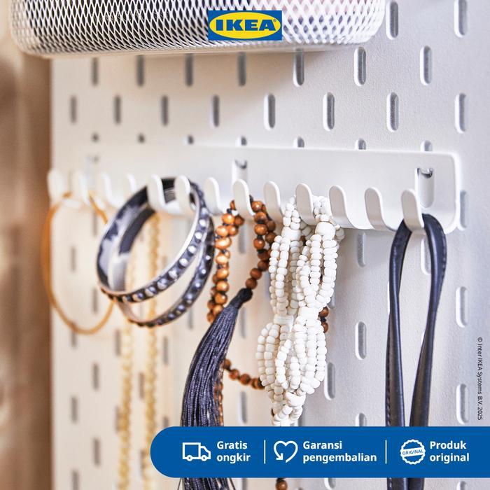 IKEA SKADIS Rak Dengan Pengait Serbaguna Penyimpanan