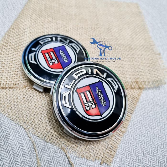 Dop Roda Velg Emblem Alpina BMW Dop Roda Wheel Center Cap BMW