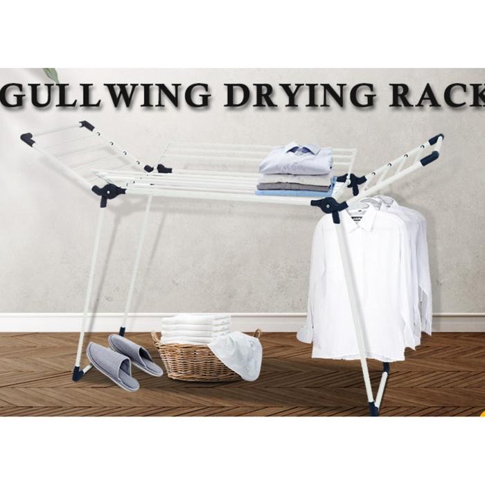 jemuran pakaian lipat cloth drying rack Jemuran baju lipat